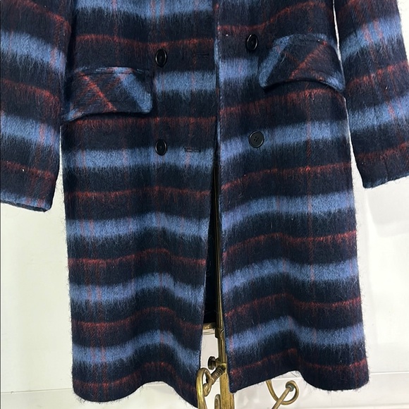 BCBGeneration - Stylish Blue and Black Striped Women's Coat - Picture 3 of 9